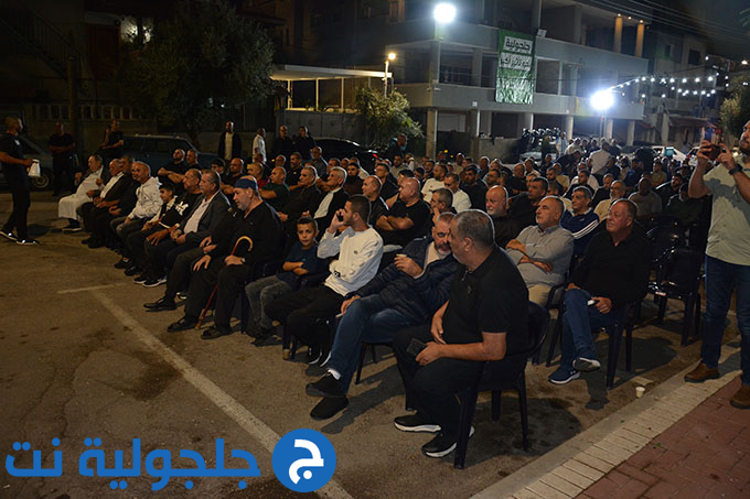 لقاء انخابي حاشد للقائمة الموحدة في بيت الأخ اكرم عابد في جلجولية 